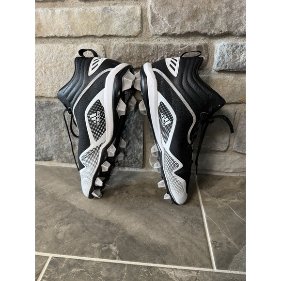 Adidas Icon 6 Bounce Black-White Men's Footwear Baseball Cleats FX2468 Size 13 - Picture 10 of 16